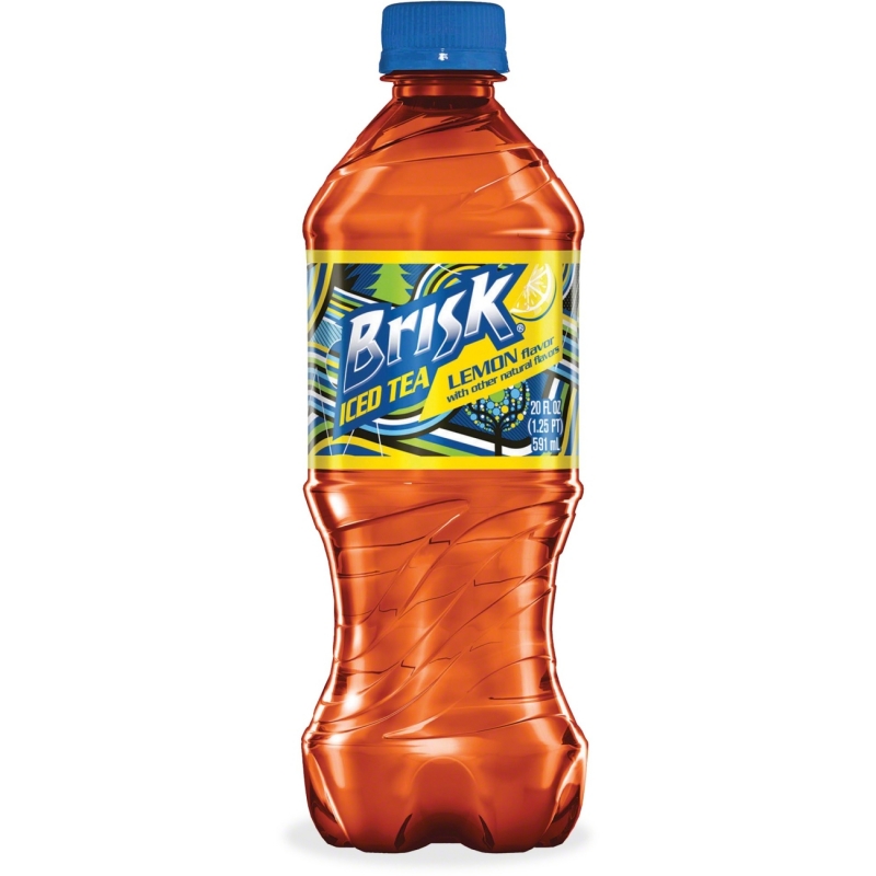 Brisk Lemon Iced Tea Bottled Beverage 69294 PEP69294