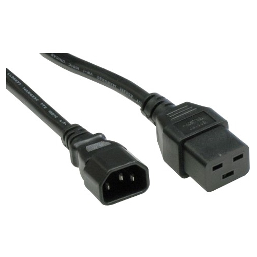 Unirise Standard Power Cord PWCD-C14C19-15A-03F-BLK