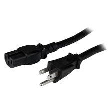 Unirise Standard Power Cord PWCD-515PC19-15A-03F-BLK