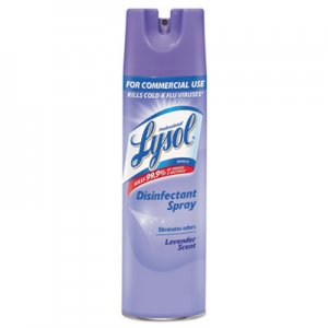 Professional LYSOL Brand Disinfectant Spray, Lavender, 19 oz Aerosol Spray, 12/Carton RAC89097CT 36241-89097
