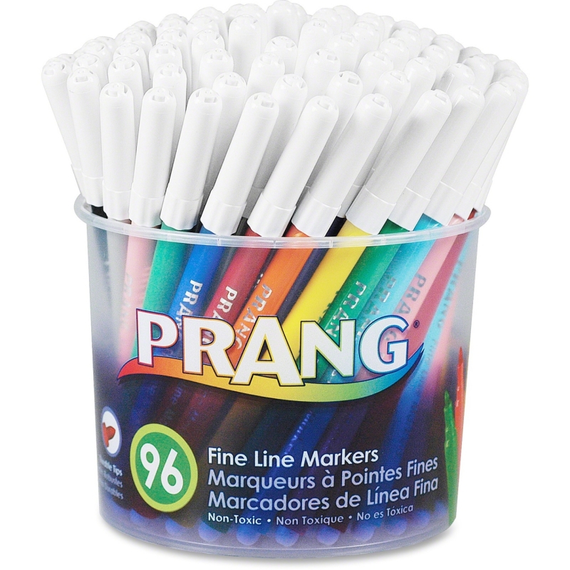 Prang Fine Line Markers - Washable 80796 DIX80796