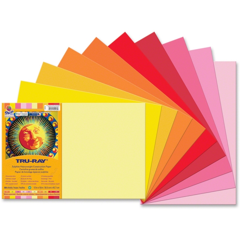 Pacon Tru-Ray Heavyweight Construction Paper 102948 PAC102948