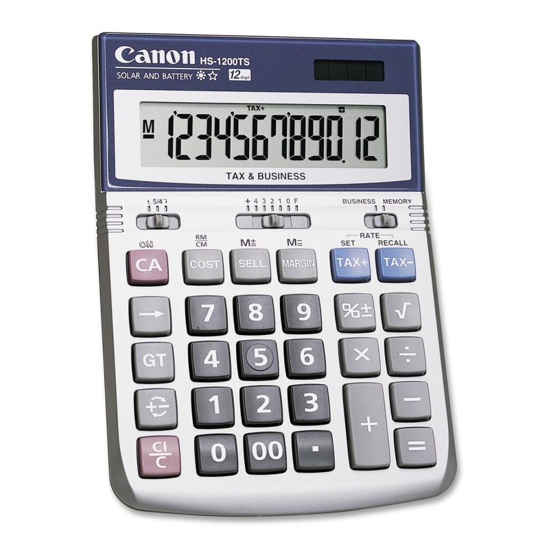 Canon HS-1200TS 12-Digit Angled Display Calculator HS1200TS CNMHS1200TS