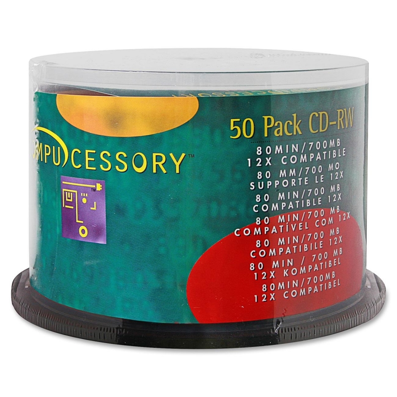 Compucessory 12x CD-RW Media 72102 CCS72102