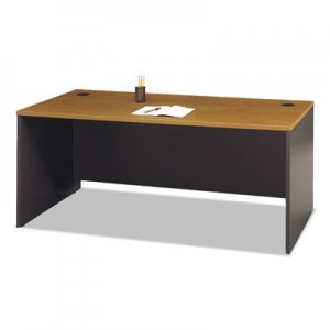 Bush Series C Collection Desk Shell, 71.13" x 29.38" x 29.88", Natural Cherry/Graphite Gray BSHWC72436 WC72436