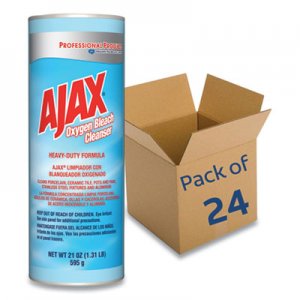 Ajax Oxygen Bleach Powder Cleanser, 21oz Can, 24/Carton CPC14278CT 14278