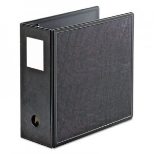 Cardinal SuperLife Easy Open Locking Slant-D Ring Binder, 3 Rings, 5" Capacity, 11 x 8.5, Black CRD14052 14052CB