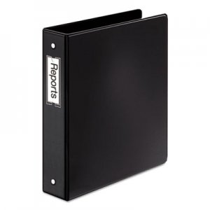 Cardinal Premier Easy Open Locking Round Ring Binder, 3 Rings, 1.5" Capacity, 11 x 8.5, Black CRD18822 18822CB