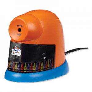 Elmer's CrayonPro Electric Sharpener, School Version, AC-Powered, 5.63" x 8.75" x 7.13", Orange/Blue EPI1680