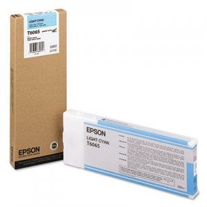 Epson T606500 (60) Ink, Light Cyan EPST606500 T606500