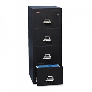 FireKing Four-Drawer Vertical File, 20-13/16w x 31-9/16d, UL 350 for Fire, Legal, Black FIR42131CBL 4