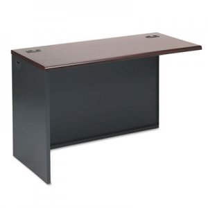 HON 38000 Series Return Shell, Left, 48w x 24d x 29-1/2h, Mahogany/Charcoal HON38944LNS H38944L.N.S