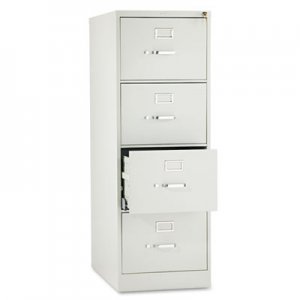 HON 510 Series Four-Drawer Full-Suspension File, Legal, 18.25w x 25d x 52h, Light Gray HON514CPQ H514C.P