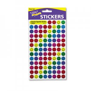 TREND SuperSpots and SuperShapes Sticker Variety Packs, Sparkle Smiles, 1,300/Pack TEPT46909MP T46909MP
