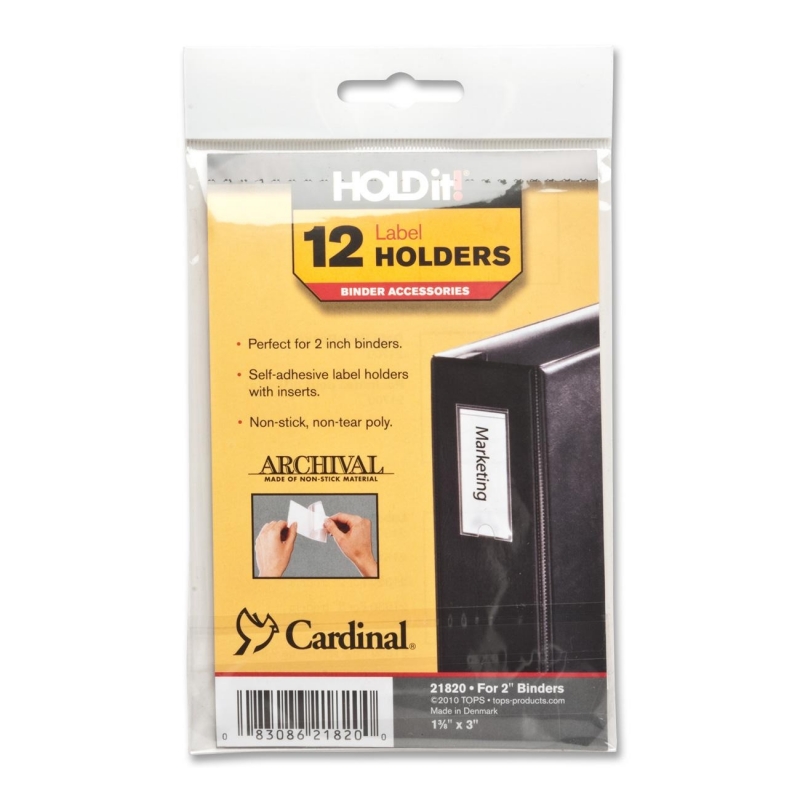 Cardinal HOLDit! Label Holders 21820 CRD21820