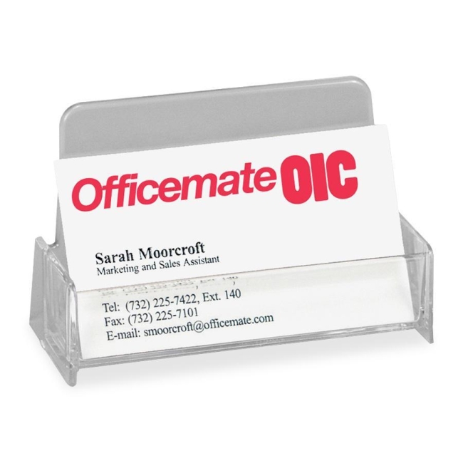 OIC Broad Base Business Card Holder 97832 OIC97832