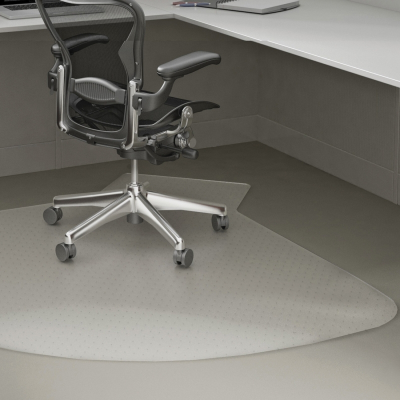 Lorell L Lip Chair Mat 69156 LLR69156