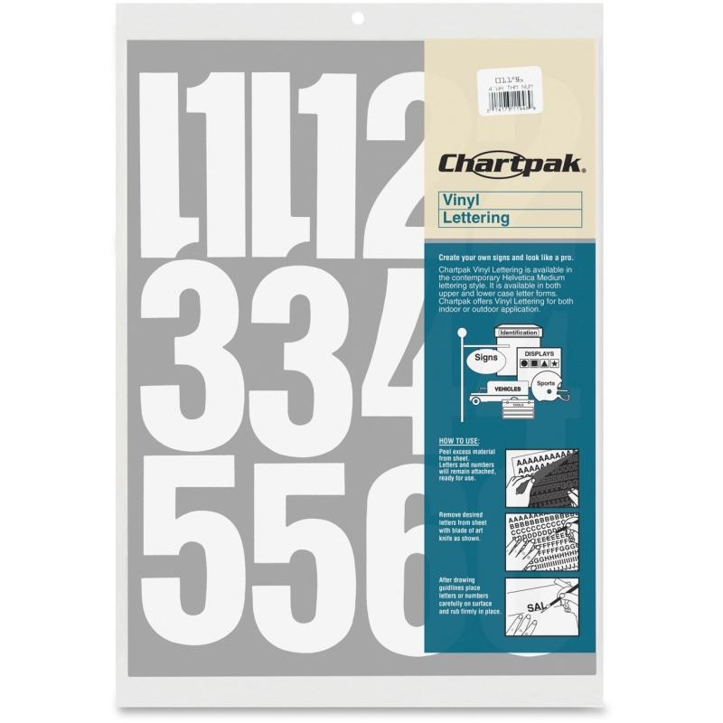 Chartpak Vinyl Numbers 01196 CHA01196