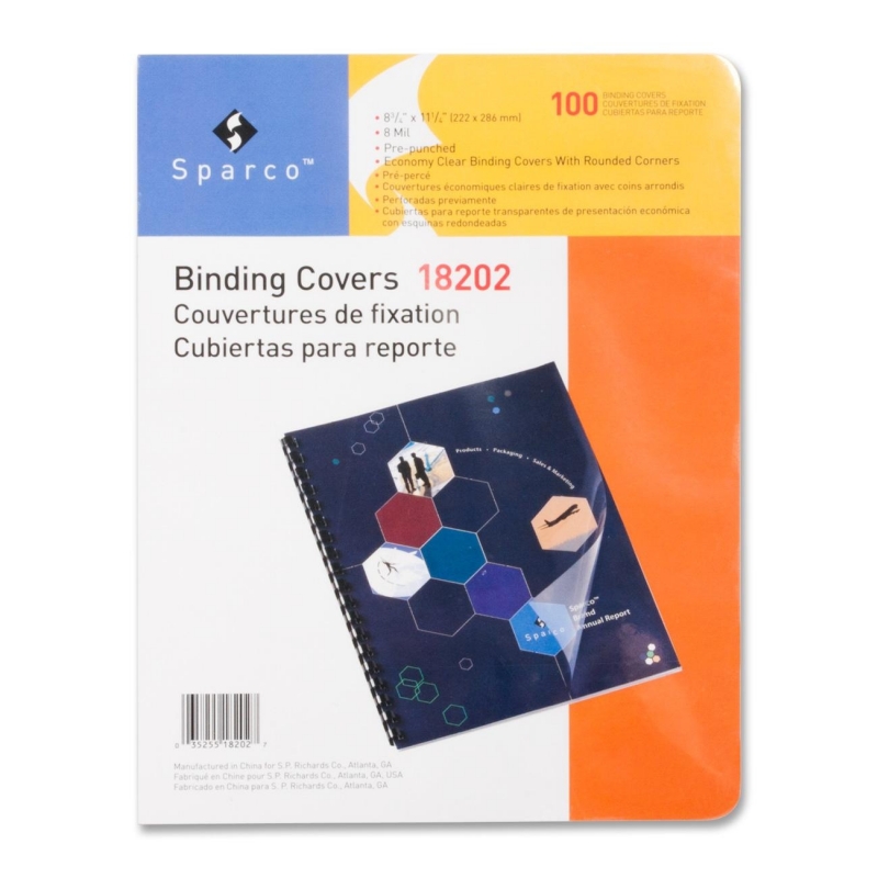 Sparco Standard Round Corner Presentation Cover 18202 SPR18202