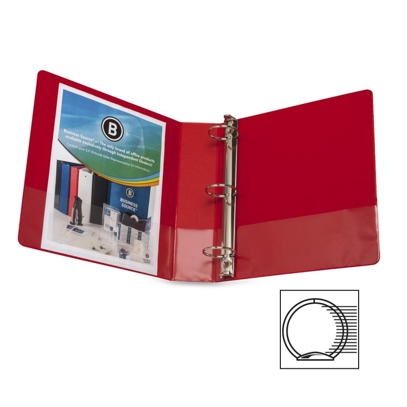 Business Source Round Ring Binder 28660 BSN28660