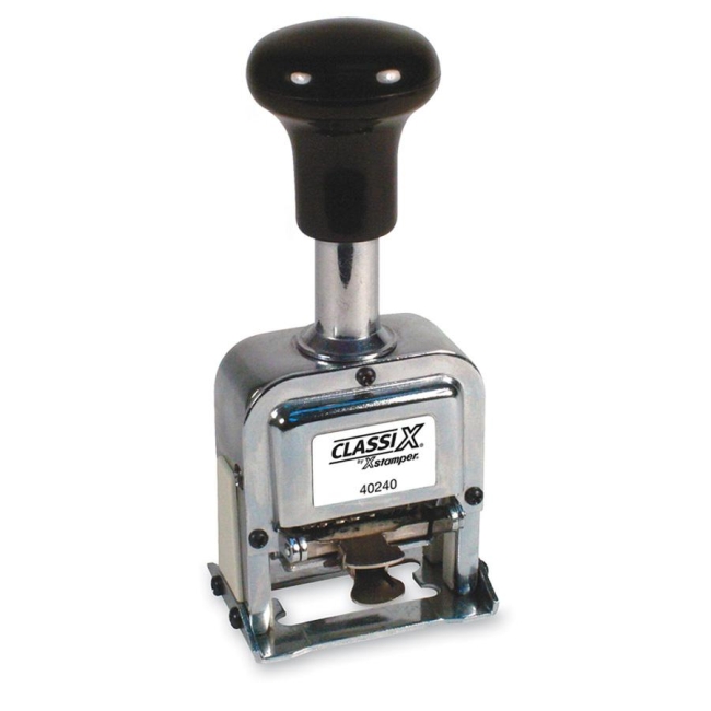 Xstamper ClassiX Self-Inked Automatic Number Stamp 40240 XST40240