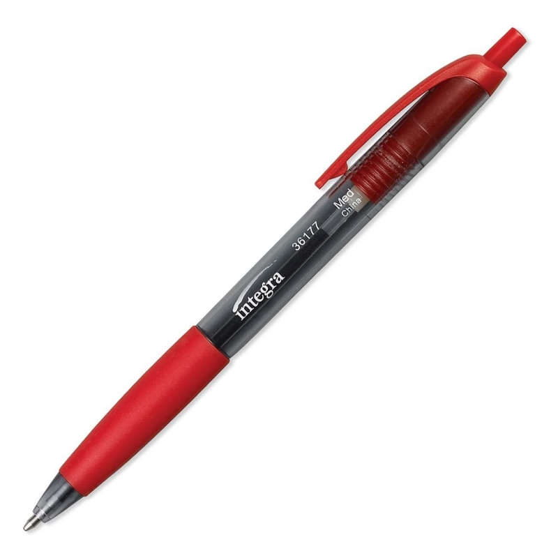 Integra Rubber Grip Retractable Pen 36177 ITA36177