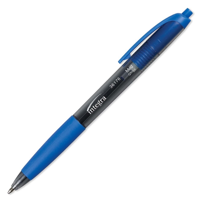 Integra Rubber Grip Retractable Pen 36176 ITA36176
