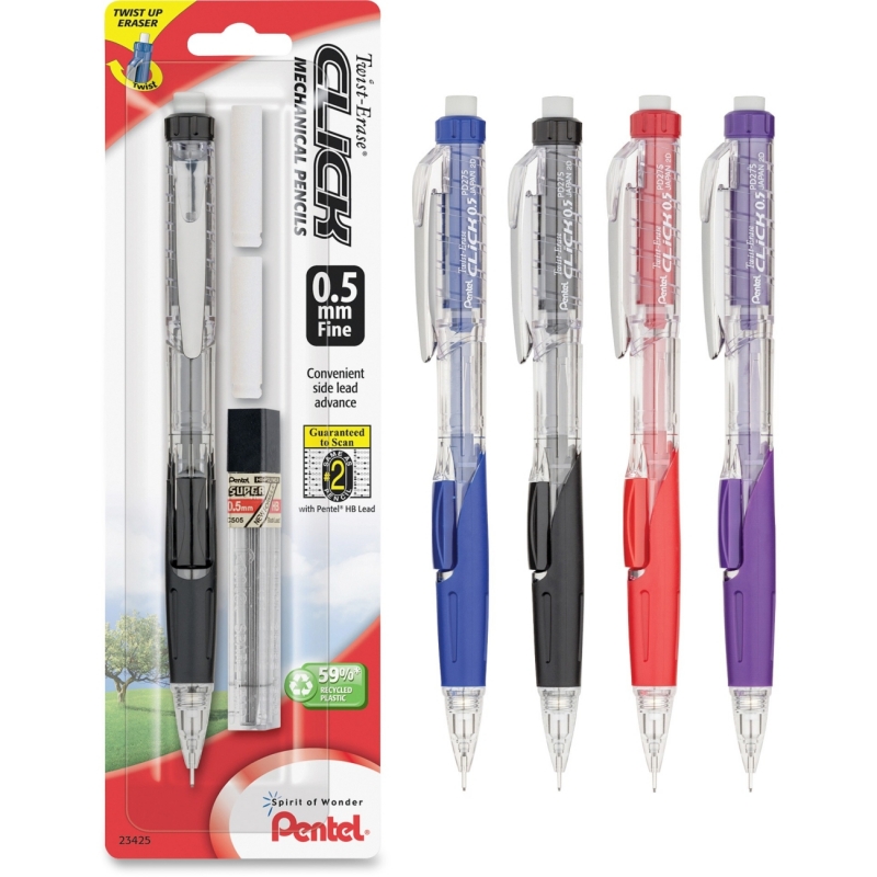 Pentel Twist Erase Click Mechanical Pencil PD275TLEBP PENPD275TLEBP