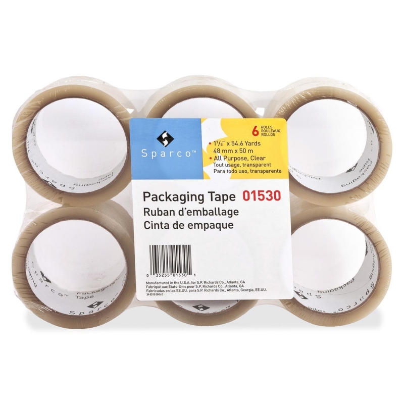 Sparco Strong General Purpose Transparent Tape 01530 SPR01530