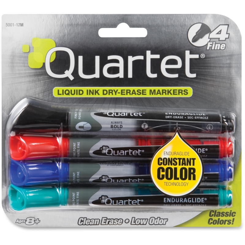 Quartet EnduraGlide Dry-Erase Markers 5001-10M QRT500110M