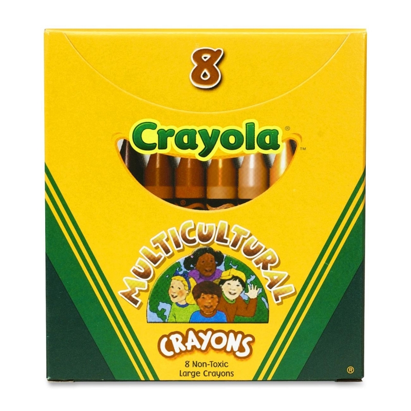 Crayola Large Multicultural Crayon 52-080W CYO52080W
