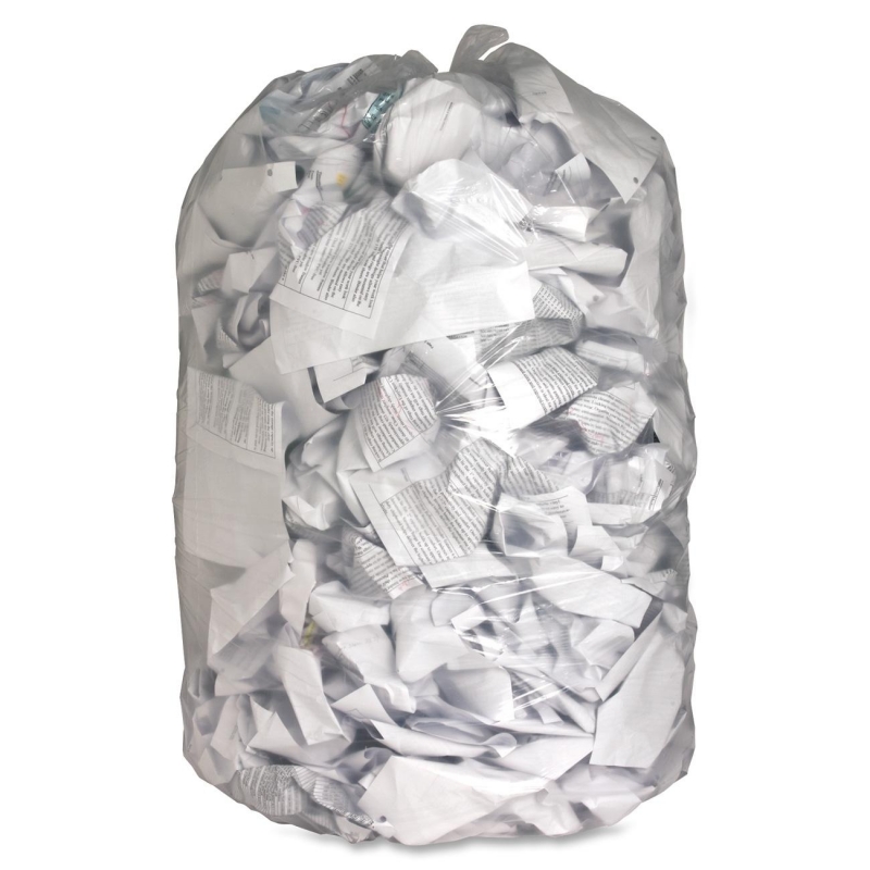 Genuine Joe Clear Trash Can Liners 01014 GJO01014