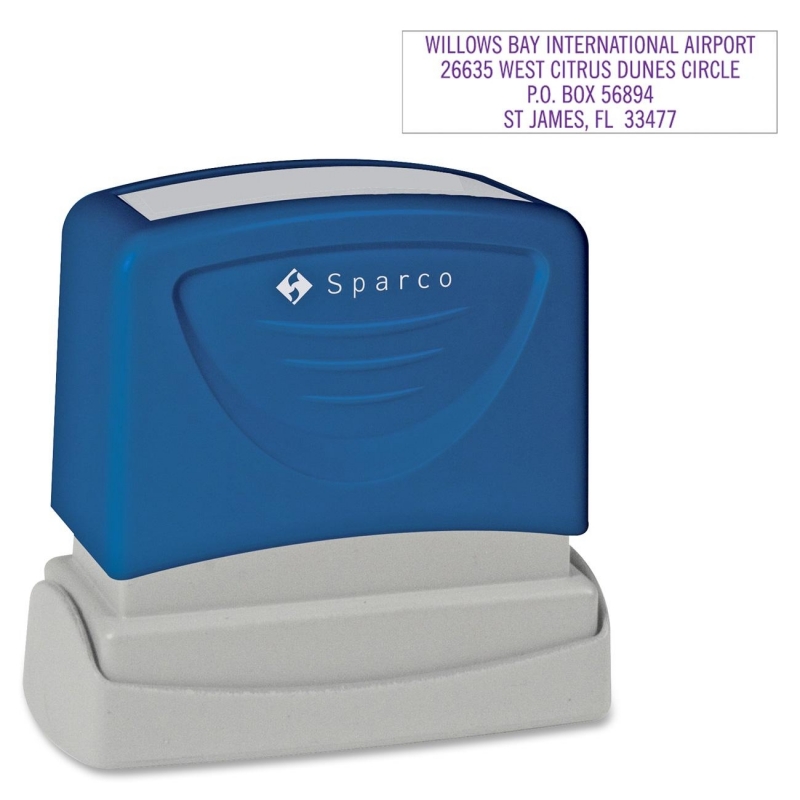 Sparco Business Address Stamp CS60460 SPRCS60460