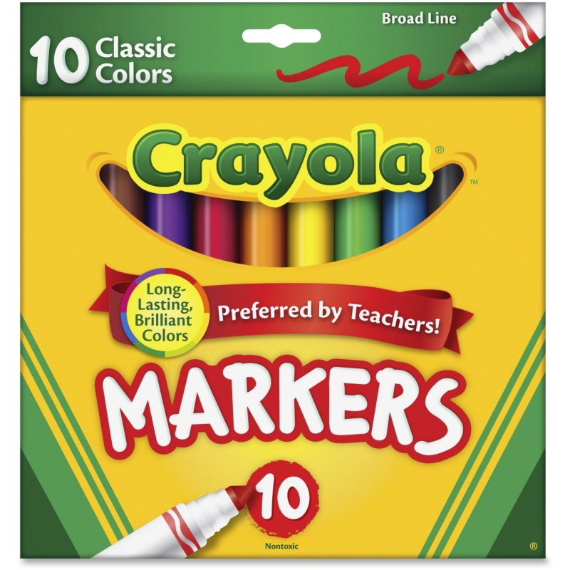 Crayola Classic Broadline Markers - 10 ct. 58-7722 CYO587722