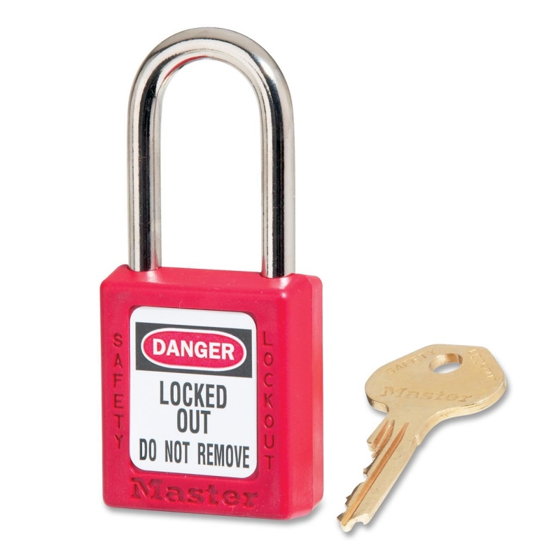 Master Lock Master Lock Safety Keyed Padlock 410RED MLK410RED
