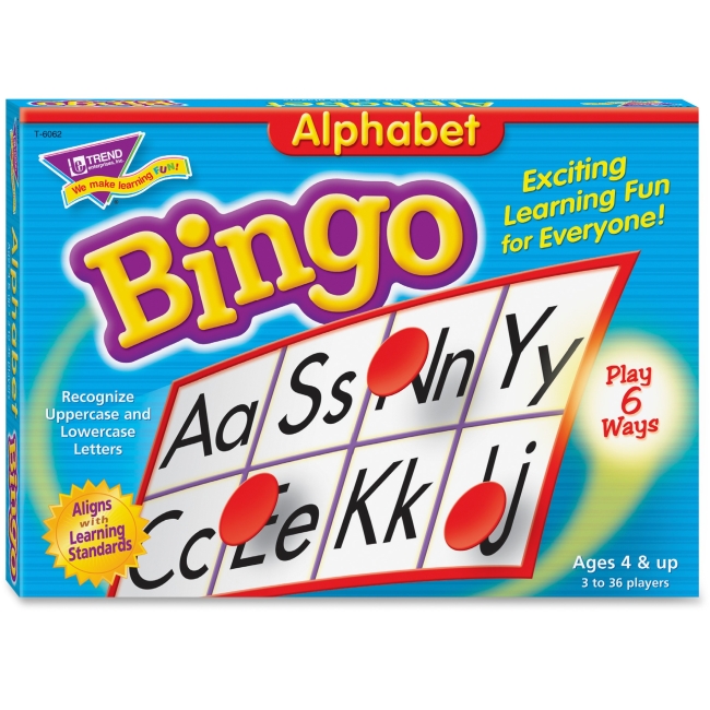 Trend Trend Alphabet Learners' Bingo Game T6062 TEPT6062