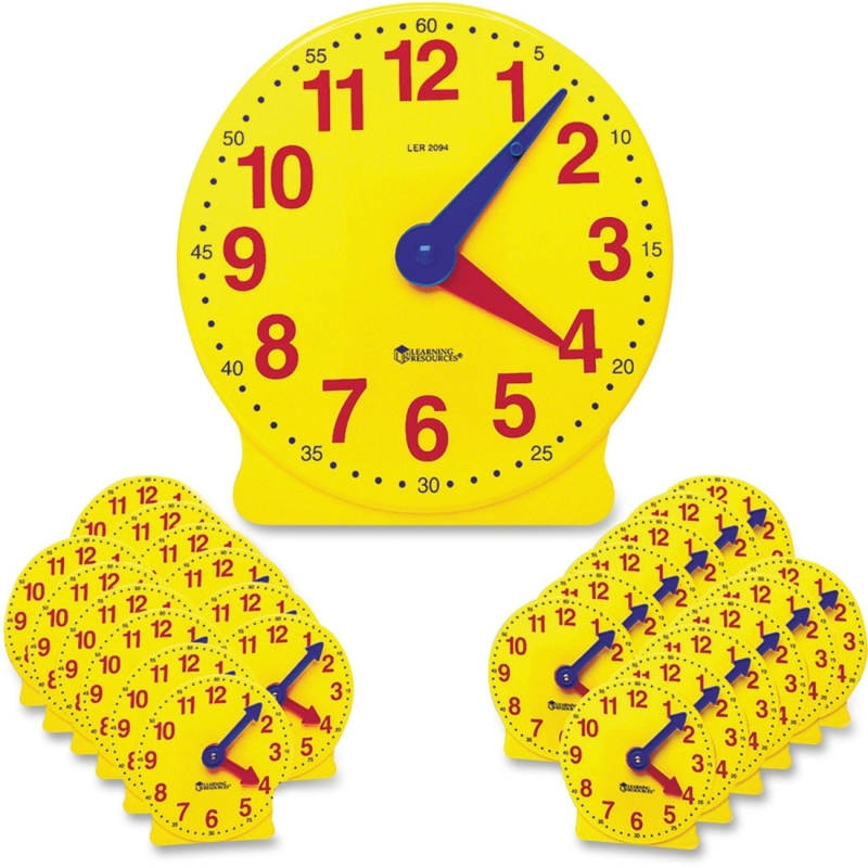 Learning Resources Classroom Clock Kit LER2102 LRNLER2102