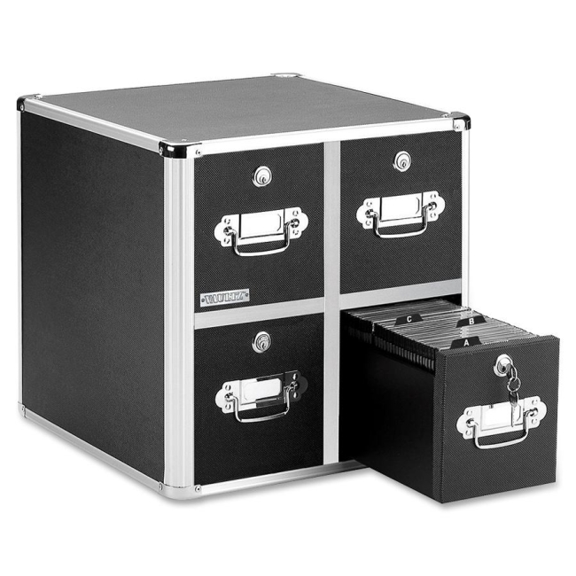 Vaultz 4-Drawer Vaultz CD Cabinet VZ01049 IDEVZ01049