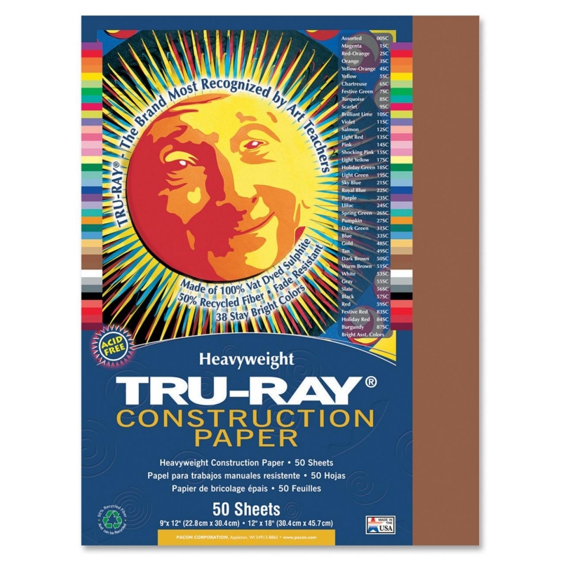 Tru-Ray Tru-Ray Construction Paper 103025 PAC103025