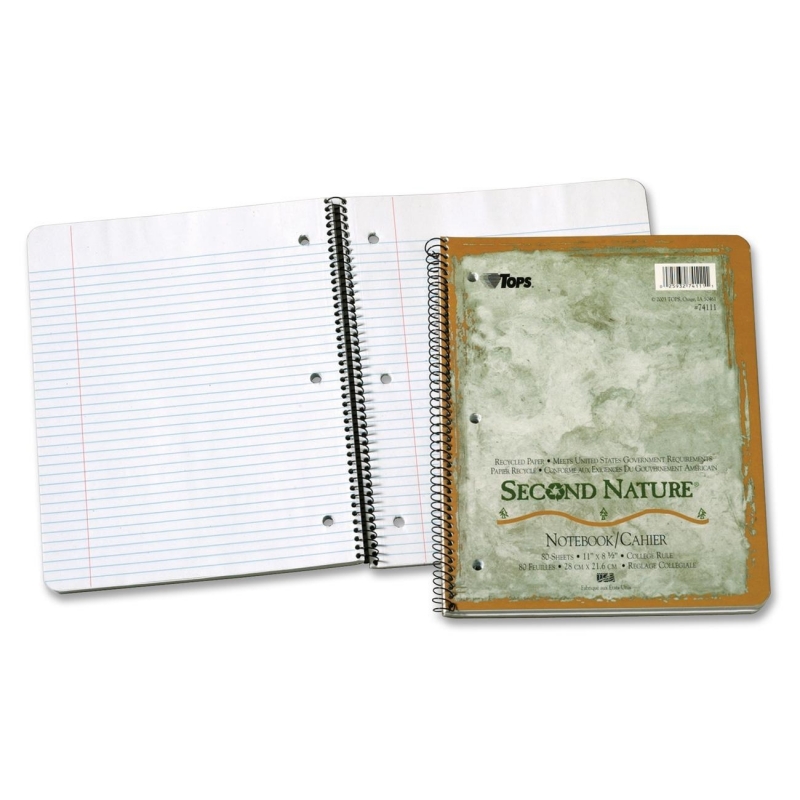 TOPS TOPS Second Nature 1-Subject Notebook 74111 TOP74111