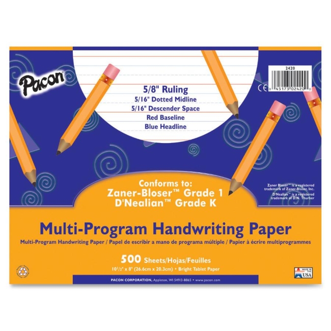 Pacon Pacon Multi-Program Handwriting Paper 2420 PAC2420