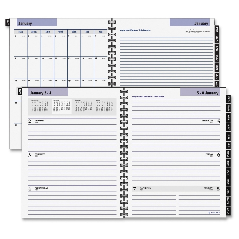 At-A-Glance At-A-Glance DayMinder Weekly Appointment Planner Refill G545-50 AAGG54550