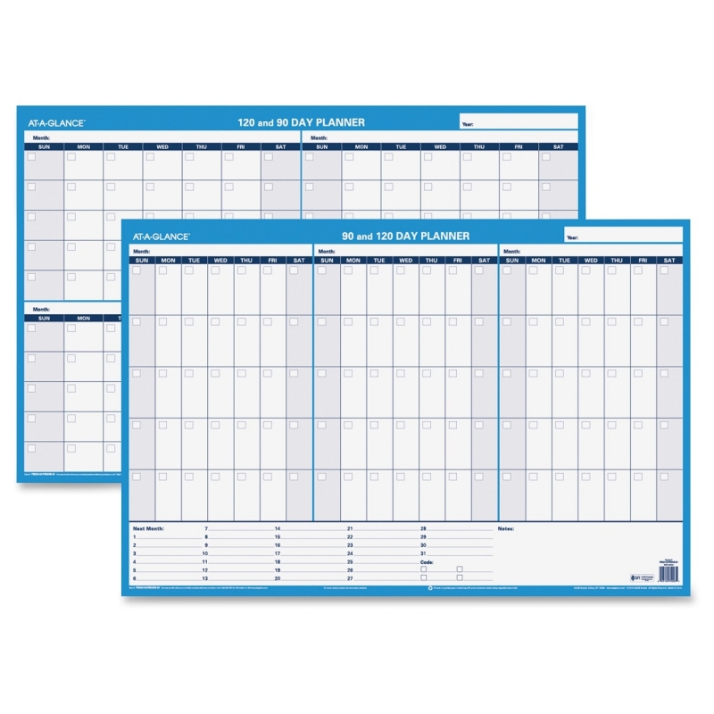 At-A-Glance At-A-Glance Undated Wall Planner PM239-28 AAGPM23928