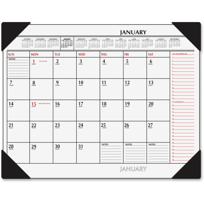 At-A-Glance At-A-Glance 2-Color Desk Pad Calendar SK1170-00 AAGSK117000