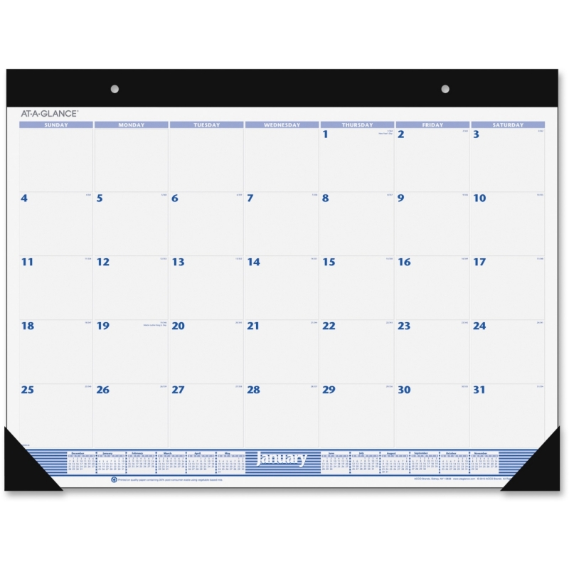 At-A-Glance At-A-Glance 12-Months Desk Pad Calendar SW200-00 AAGSW20000