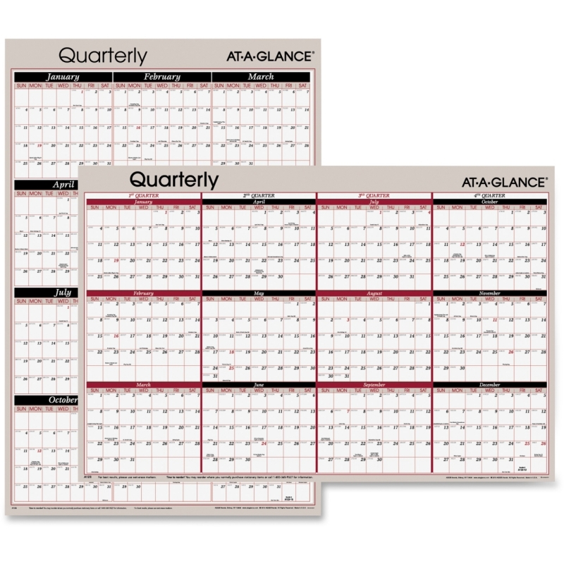 At-A-Glance At-A-Glance Classic Series Quarterly Organizer A123 AAGA123