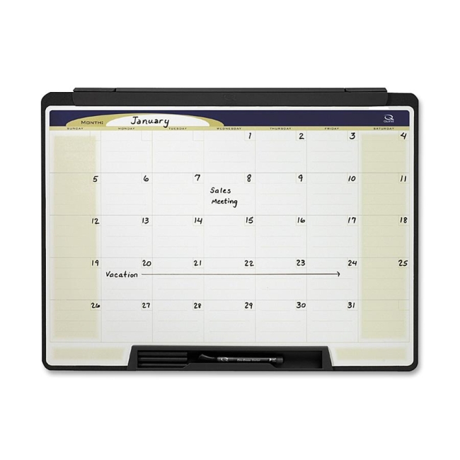 Quartet Quartet Cubicle Motion Dry Erase Calendar MMC25 QRTMMC25