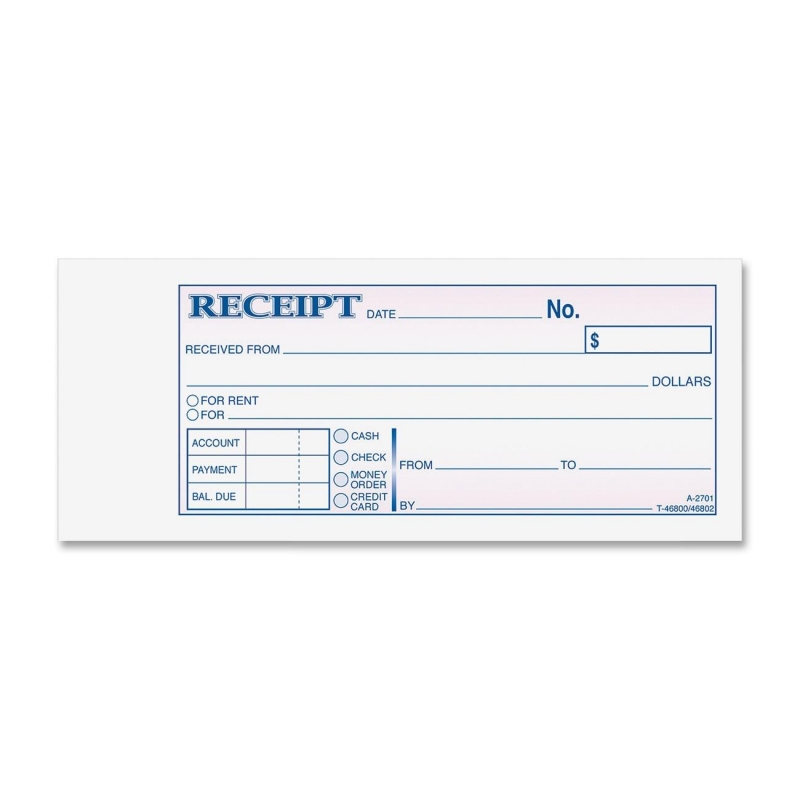 Adams Adams Carbonless Receipt Book TC2701 ABFTC2701