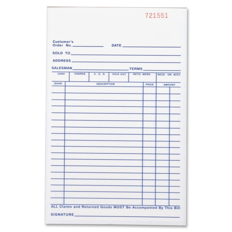 Business Source All-Purpose Forms Book 39552 BSN39552