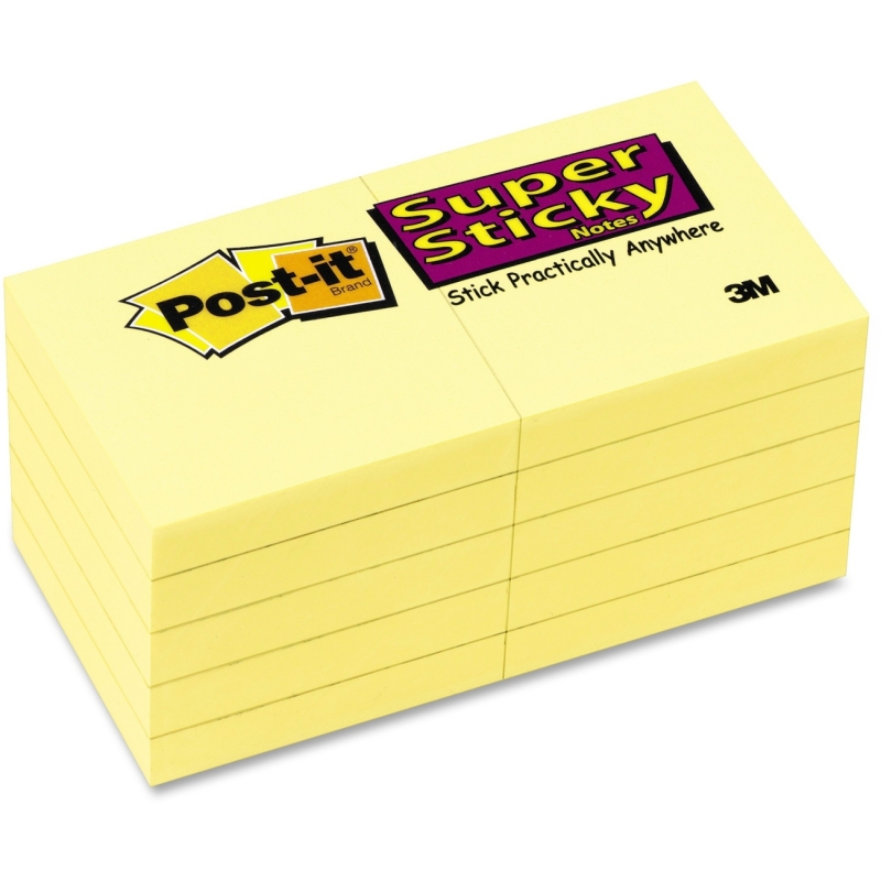 Post-it Post-it Super Sticky Note 622-10SSCY MMM62210SSCY